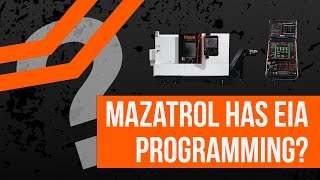 Does Mazatrol have EIA programming [upl. by Edan445]