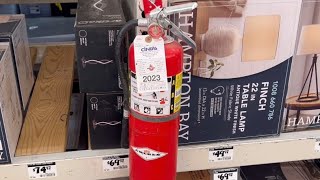 Fire Extinguishers Protecting a Hardware Store [upl. by Desdee]