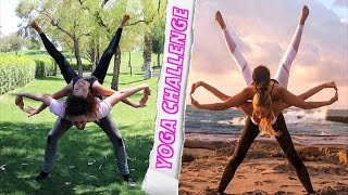 YOGA CHALLENGE ft Alayna Joy my new girlfriend [upl. by Atnoid737]