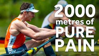 Rowing 2000m of PURE PAIN [upl. by Odnalro904]