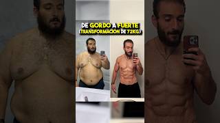 🔥Pasó De Gordito A Fuerte Si Él Lo Logró Tú También Puedes 💪🏼 transformacion fitness [upl. by Anegal]