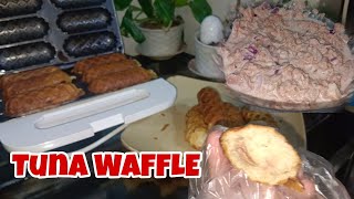 How to make Easy TUNA WAFFLE How to make TUNA Filling Negosyo Ideas 💡 [upl. by Anuhsal]