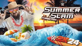 SUMMERSLAM 2024 meets WWE2k24  Match Card Simulation 🔥🤩 [upl. by Leveroni16]