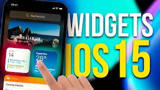 iOS 15  Personnaliser ses Widget et icône facilement Tuto iOS 2021 [upl. by Wilonah]