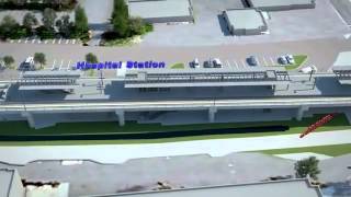 Sound Transit  East Link Extension alignment animation [upl. by Derk]