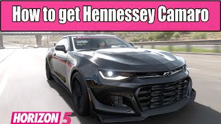 How to get the Hennessey Camaro Exorcist in Forza Horizon 5 [upl. by Anafetse]