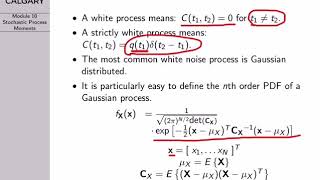 Probability Lecture 10 Stationarity amp Ergodicity [upl. by Rollins]