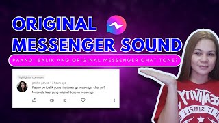 Paano Ibalik Ang Original Messenger Chat Tone  TAGALOG Tutorial [upl. by Mutz]