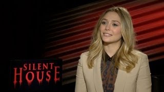 Silent House Elizabeth Olsen Interview HD [upl. by Gorrono289]