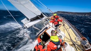 50 Knots in Storm Bay 2018 Rolex Sydney Hobart Kialoa II [upl. by Merci]