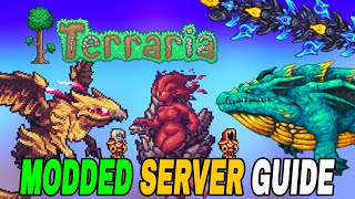 Terraria How To Host A Modded Server tModLoader Tutorial [upl. by Eihcir]