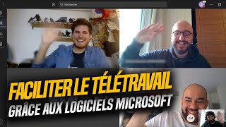 Télétravail  comment se faciliter la vie grâce aux logiciels Microsoft 🏡 Concours [upl. by Honna857]