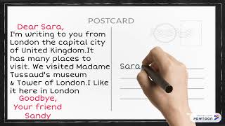 How to write a Postcard [upl. by Innor]