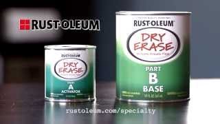 How to Apply RustOleum Dry Erase Paint [upl. by Arliene]