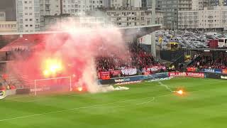 19052018 RAFC fans op KV Oostende [upl. by Archibaldo]