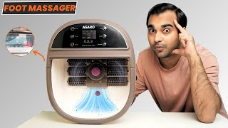 Unboxing amp Review AGARO Royal Automatic Foot Spa Bath Massager [upl. by Mikkel]