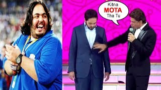 OMG Jio King Anant Ambanis Insulting Reply To Shahrukh Khan Making FUN Of Him [upl. by Shandra]