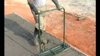 Concrete Tamper Placing Concrete Video—ConcreteNetworkcom [upl. by Halac]