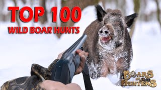 Top 100 wild boar hunts of quotBoars and Huntersquot SEASON 1 [upl. by Ydnal418]