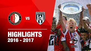 FEYENOORD LANDSKAMPIOEN  Highlights Feyenoord  Heracles Almelo  Eredivisie 20162017 [upl. by Ostraw]