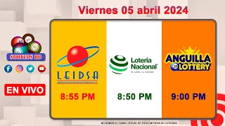 Lotería Nacional LEIDSA y Anguilla Lottery en Vivo 📺│Viernes 05 abril 2024 855 PM [upl. by Ambrose]