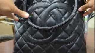 PreOwned Authentic Chanel Medallion Caviar Shopper [upl. by Aloke]