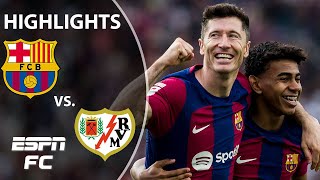 CLEAN SHEET 😮 Barcelona vs Rayo Vallecano  LALIGA Highlights  ESPN FC [upl. by Agnesse328]