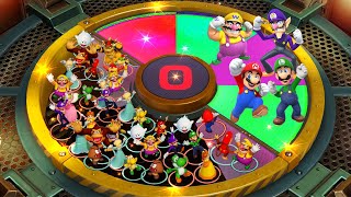 Super Mario Party  Gentleman Great Battle  Mario vs Luigi vs Wario vs Waluigi [upl. by Atteyram492]