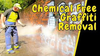 Chemical Free Graffiti Removal And Pressure Washing For The Town Council [upl. by Odlonyer234]