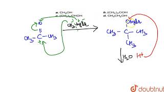 Acetone on addition to methyl magnesium bromide froms a complex which on decomposition [upl. by Salvidor156]