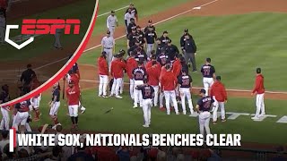 BENCHES CLEAR in White SoxNationals after Clevinger Smith exchange words 👀 😮  MLB on ESPN [upl. by Dressler22]