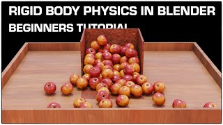 Rigid body physics in Blender  Beginners tutorial [upl. by Iorio957]