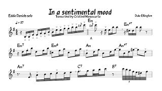 Eddie Daniels  In a Sentimental Mood transcription [upl. by Aihsein]