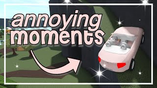 15 Annoying Moments in Bloxburg Roblox [upl. by Ahsenom260]