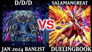 DDD vs Salamangreat  High Rated  Dueling Book [upl. by Okomom239]