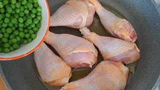 POLLO E PISELLImette tutto in pentolaPRANZO PRONTO PER TUTTA LA FAMIGLIA [upl. by Aihcrop]