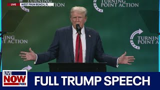 WATCH Trump speaks at Turning Point USA event summit  LiveNOW from FOX [upl. by Eilyk]