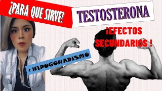 TESTOSTERONA  nebido para que sirve  LOS EFECTOS SECUNDARIOS [upl. by Atronna]