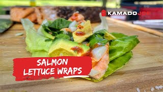 Salmon Lettuce Wraps  Chef Eric Recipe [upl. by Clarita833]