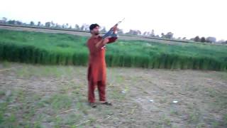 Mujahid Jutt Firing Ak47 chichawatni [upl. by Dett]