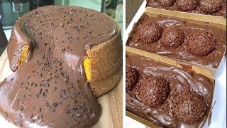 10 Quick and Easy Chocolate Cake Decorating Tutorials  Yummy Chocolate Cake Recipes [upl. by Culhert]