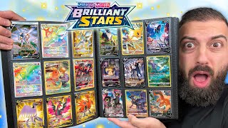 NOT STOPPING Until I Pull EVERY Brilliant Stars Pokemon Card [upl. by Colwen18]