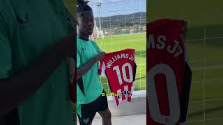 🔴⚪NICO WILLIAMS TENDRA EL DORSAL NUMERO 10 ESTA TEMPORADA EN EL ATHLETIC😱 nicowilliams barça [upl. by Llorre]