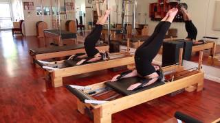 Pilates Reformer Demo  part 1 [upl. by Aruabea606]