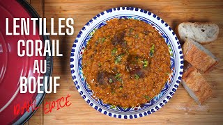 RECETTE ANTI FROID  DAHL DE LENTILLES CORAIL AU BOEUF  FOOD IS LOVE [upl. by Cammie77]