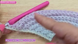 ✨ ¡Teje el Gorro Perfecto a Crochet para Todas las Tallas  Tutorial y Patrón Paso a Paso [upl. by Ikey]