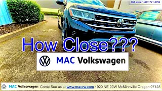 How to use Parking Assist Volkswagen Atlas 2023 [upl. by Aikehs643]