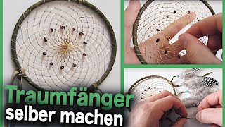 Traumfänger Selber machen Do it Yourself Dreamcatcher DIY  TvMixMax [upl. by Ofilia]