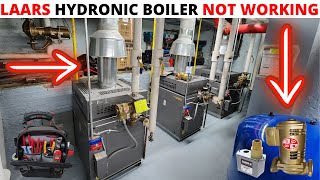 HVAC LAARS Hydronic Boiler Not Working Follow Up Hydronic Boiler Rebuild Pump MotorFlow Switch [upl. by Cyprian]