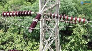 Inspection of Transmission Towers amp Lines by Drone  Centillion Networks [upl. by Sauer]